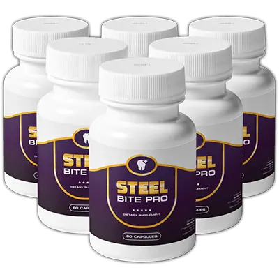 Steel Bite Pro 6 bottles – best value 6 month supply